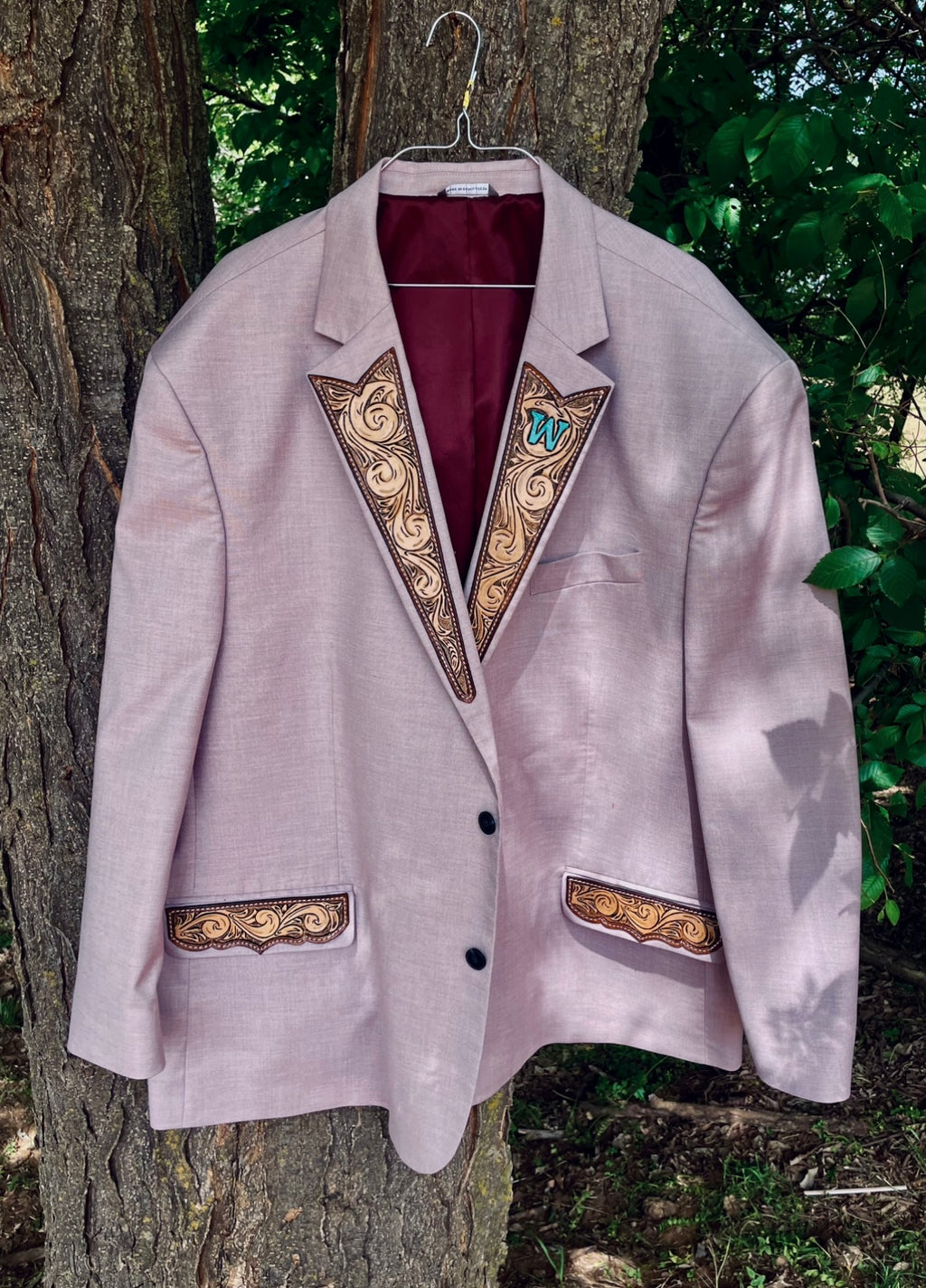 Leather Tuxedo Patches (Lapels & or Pockets) Deposit