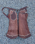 Brown Roughout Rustler Chaps