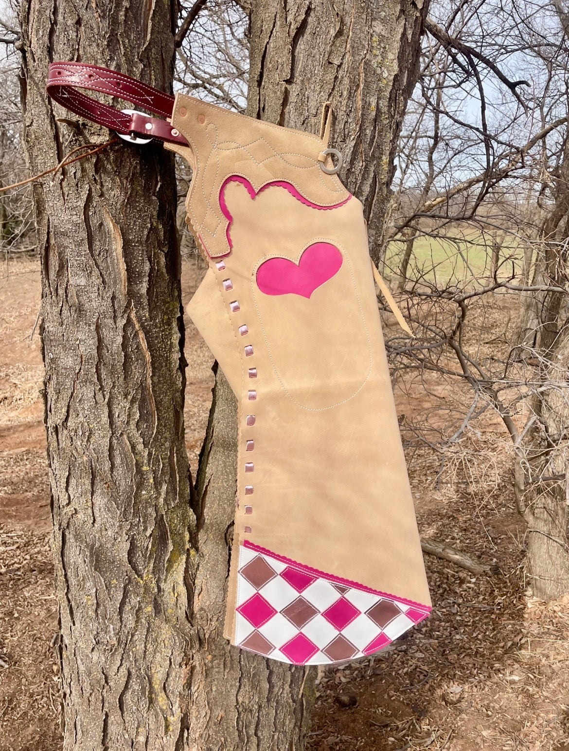 Pink Sweetheart Chaps