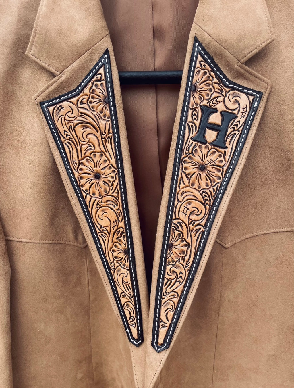 Leather Tuxedo Patches (Lapels & or Pockets) Deposit